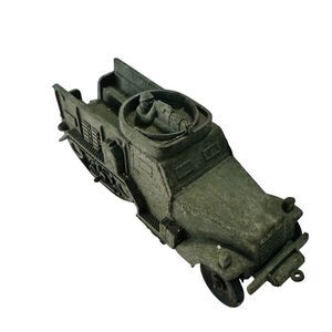 Auburn Green Rubber WWII Half Track Military Truck Tank USA Vintage #652 - 5.5”